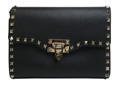 Garavani Small Rockstud Crossbody Bag, front view